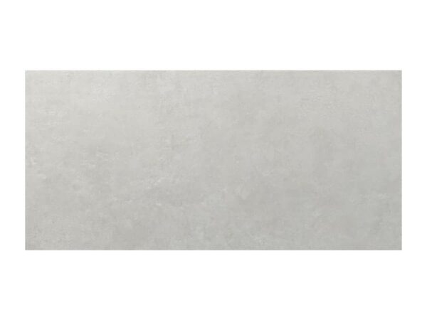 Pannello rettangolare in cemento grigio chiaro, superficie liscia, adatto per pavimenti o rivestimenti.